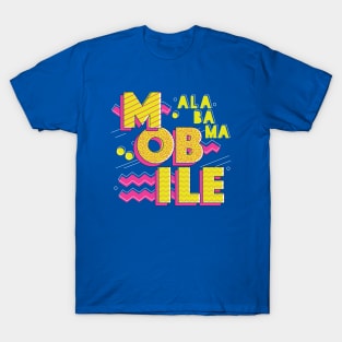 Retro 90s Mobile, Alabama T-Shirt